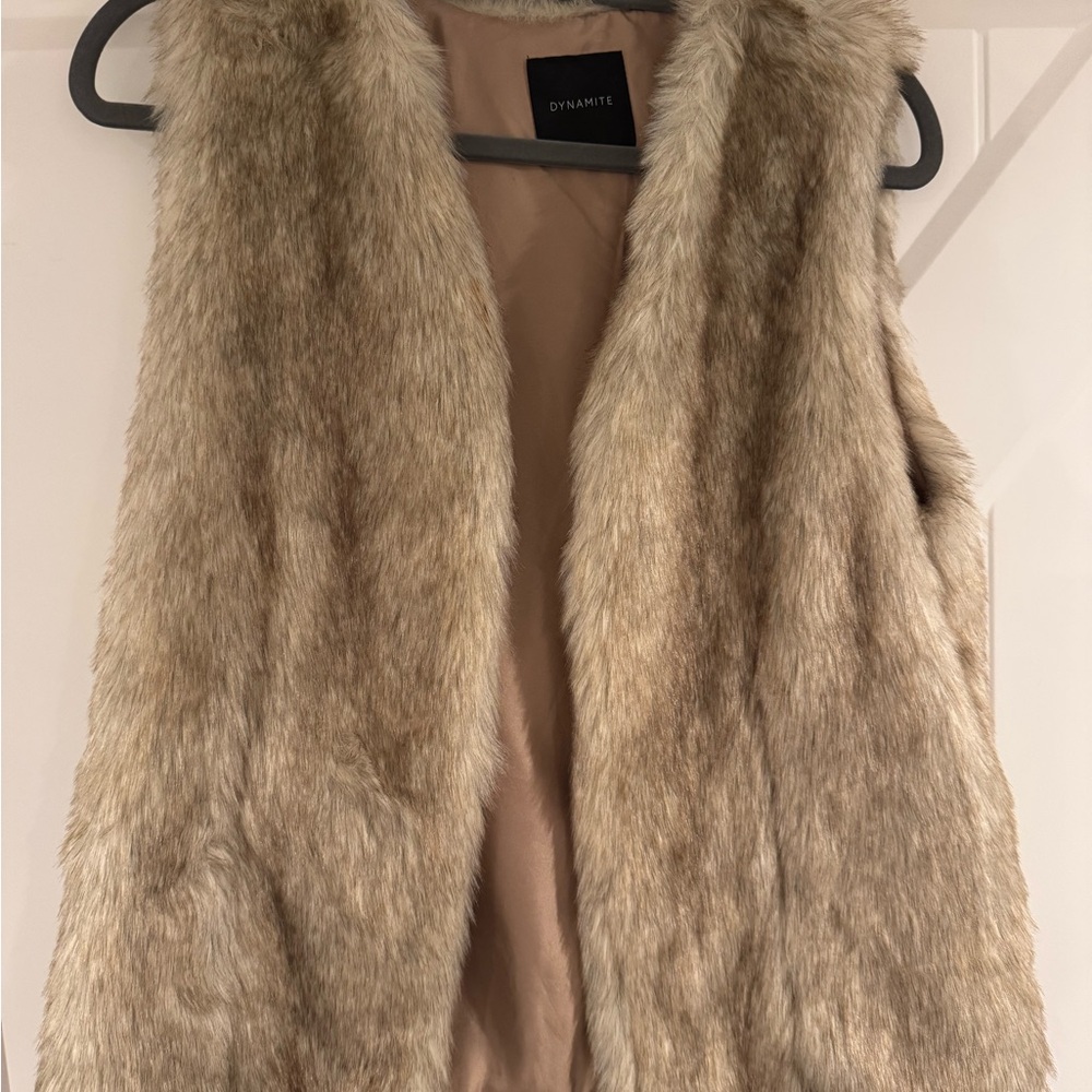 Dynamite Women's Teddy Jacket - Cream